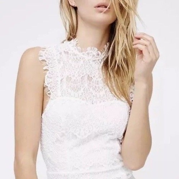 NEW Free People Lace Daydream Bodycon Dress - Picture 2 of 3